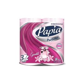 Туалетний папір Papia Parfume 3 шари 8 рулонів (8690536023448)