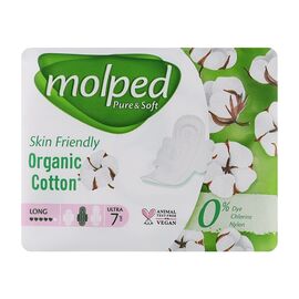 Гігієнічні прокладки Molped Pure&Soft Long 5 крапель 7 шт. (8690536842216)
