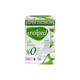 Гігієнічні прокладки Molped Pure&Soft Long 5 крапель 18 шт. (8690536829033)