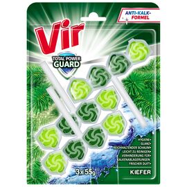 Туалетный блок Vir Total Power Guard Хвоя 3x55 г (3801003002186)