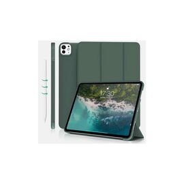 Чехол для планшета BeCover Tri Fold Soft TPU Silicone Apple iPad Pro 13" M4 2024 Dark Green (711752)