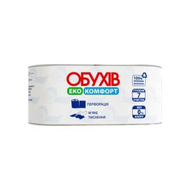 Туалетная бумага Обухів Эко Комфорт 1 слой 2 рулона (4820003838679)