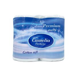 Туалетная бумага Camelia Premium 3 слоя 4 рулона (8606111248014)