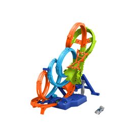 Автотрек Hot Wheels Безумные виражи и петли (HXR70)