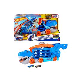 Автотрек Hot Wheels Мега-транспортер Невероятный Ти-Рекс (HNG50)