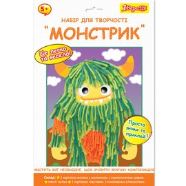 Набір для творчості 1 вересня Монстрик Аплікація з пряжі (954564)