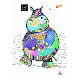 Блокнот Yes В6 144 Кл. пл.обл. Bugart. White Hippo (681305)