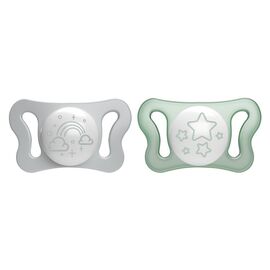 Пустышка Chicco Physioforma Micro силиконовая от 0 до 2 месяцев Нейтральная 2 шт (75126.41)