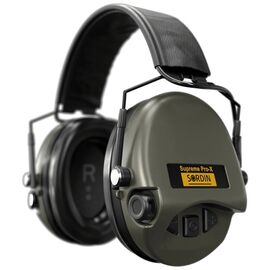 Навушники для стрільби Sordin Supreme Pro-X SFA зі шкіряним оголівям Green (74502-06-S)