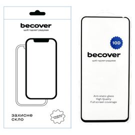Стекло защитное BeCover Tecno POVA 5 (LH7n) 10D Black (711825)