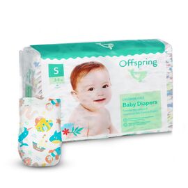 Подгузники Offspring Mystic Waters размер S 3-6 кг 48 шт (DP-OI-FAT-S48P-MSW)