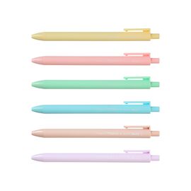 Ручка шариковая Buromax автоматическая Pastel 0.5 мм, синяя (BM.8242)