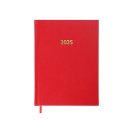 Еженедельник Buromax датированный 2025 Strong A5 на 336 страниц Красный (BM.2129-05)