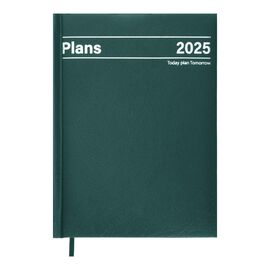 Еженедельник Buromax датированный 2025 STYLE, А5 зеленый (BM.21120-04)