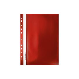 Папка-скоросшиватель Economix А4 Light с перфорации, красная (E38504-03)