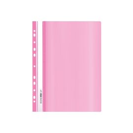 Папка-скоросшиватель Economix А4 Light с перфорации, розовая (E38504-09)