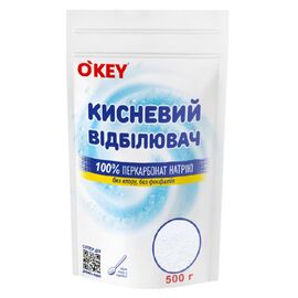 Отбеливатель O'KEY Кислородный 100% 500 г (4820049384239)