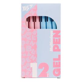 Ручка гелевая Yes Vector 0,5 мм автоматическая 4 цвета (420458)