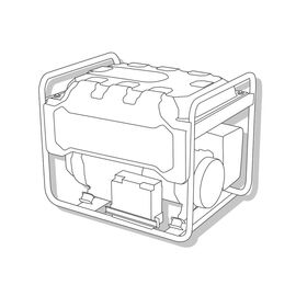 Генератор Enersol дизельный, 1-ф, 13.0 kW, двигатель HR998F, 3000 об/мин, вес 280 кг (SKDS-13EBA)