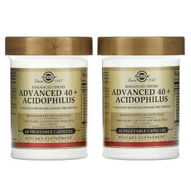 Пробіотики Solgar Пробіотики, Advanced 40+ Acidophilus, 120 капсул (SOL-00029)