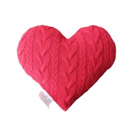 Подушка Прованс вязаная декоративная Сердце 33х33 см (028324)