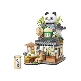Конструктор LOZ mini Чайний магазин Панда (1383)