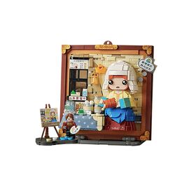 Конструктор LOZ mini Объемная картина Служанка с кувшином молока (1289)