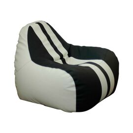 Крісло-мішок Примтекс плюс кресло-груша Simba Sport H-2200/D-5 S White-Black (Simba Sport H-2200/D-5 S)
