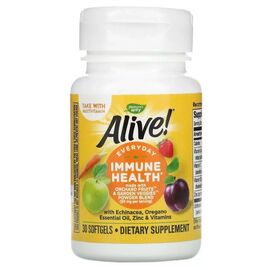 Витаминно-минеральный комплекс Nature's Way Здоровый иммунитет, Alive Immune Health, 30 гелевых капсул (NWY-13294)