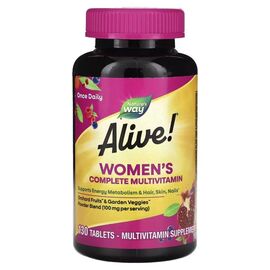 Мультивитамин Nature's Way Комплекс мультивитаминов для женщин, Alive! Women''s Complete Multivi (NWY-13710)