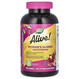 Мультивитамин Nature's Way Мультивитамины для женщин, вкус ягод, Alive! Women''s Gummy Multivitam (NWY-11536)