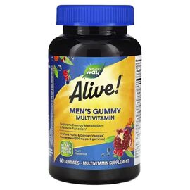 Мультивитамин Nature's Way Мультивитамины для мужчин, вкус фруктов, Alive! Men''s Gummy Multiv (NWY-15900)