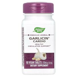 Витаминно-минеральный комплекс Nature's Way Чеснок-кардио, 350 мг, Garlicin Cardio, 90 таблеток (NWY-06793)