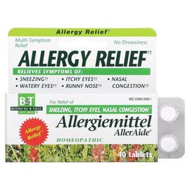 Витаминно-минеральный комплекс Boericke & Tafel Средство от аллергии, Allergy Relief, Allergiemittel AllerAide, 40 таблето (BAT-12590)