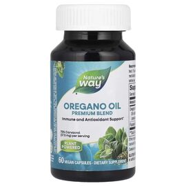 Травы Nature's Way Масло орегано, Премиальная смесь, Oregano Oil, Premium Blend, 60 вег (NWY-15181)