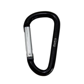 Карабин туристический Tramp Набір 10 шт без муфти 7 cм Black (UTRA-301-black)