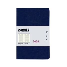 Еженедельник Axent датированный 2025 Partner City Soft 145х210 мм, синий (8821-25-02-A)