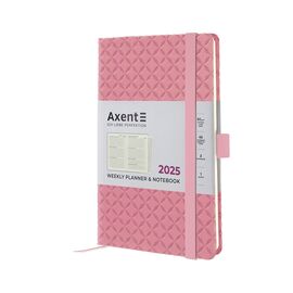 Еженедельник Axent датированный 2025 Partner Gently 125х195 мм, светло розовый (8522-25-01-A)