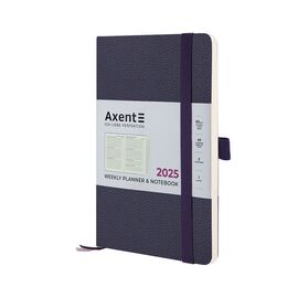 Еженедельник Axent датированный 2025 Partner Soft Skin 125х195 мм, синий (8509-25-02-A)