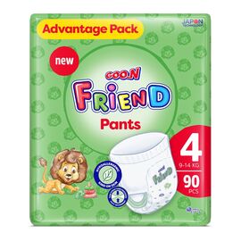 Підгузки GOO.N Friend Трусики 9-14 кг Розмір 4 90 шт (F1010117-004)