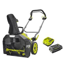 Снігоприбирач Ryobi акумуляторний Max Power RY36STX45A-140, 36В, 4Ah, 45см, викид до 8м (5133005724)