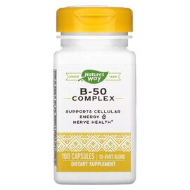 Витамин Nature's Way Комплекс витаминов B, B-50 Complex, 100 капсул (NWY-40511)