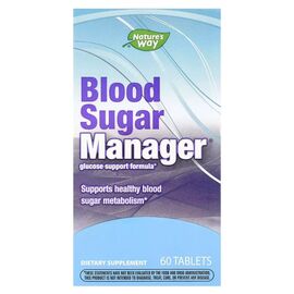 Витамин Nature's Way Контроль сахара в крови, Blood Sugar Manager, 60 таблеток (EMT-04906)