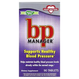 Вітамін Nature's Way Нормалізація кров'яного тиску, BP Manager, 90 таблеток (EMT-02869)