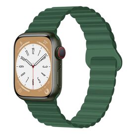 Ремешок для смарт-часов Drobak Silicone Magnetic Link для Apple Watch All Series 38/40/41mm Army Green (898919)