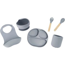 Набор детской посуды MoMi AMI grey (AKCE00044)
