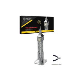 Конструктор Metal Time Коллекционная модель The Great Bell Часовая башня Биг-Бен настольные часы (MT077)