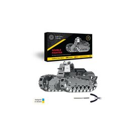 Конструктор Metal Time Коллекционная модель Nimble Fighter Танк Renault FT-17 механический Nimble Fighter (MT010)