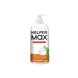 Средство для ручного мытья посуды Helper Max Ultra Рower Концентрат 1 л (4820183972095)