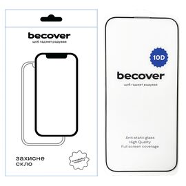 Стекло защитное BeCover Apple iPhone 16 Pro Max 10D Black (712324)